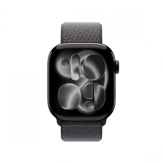 Opaska sportowa w kolorze ciemnoszarym do koperty 42 mm