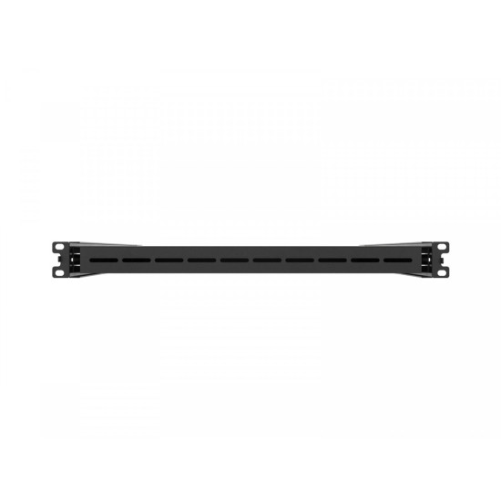 Półka wysuwana do szaf rack 19 cali 500mm czarna 
