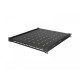 Półka wysuwana do szaf rack 19 cali 500mm czarna 