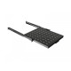 Półka wysuwana do szaf rack 19 cali 500mm czarna 
