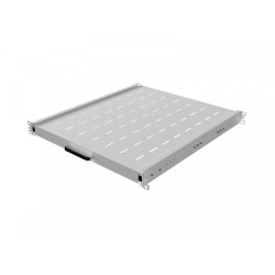 Półka wysuwana do szaf rack 19 cali 500mm szara 