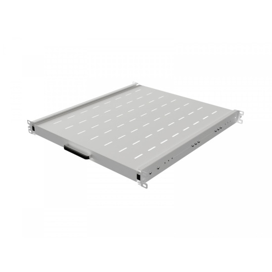 Półka wysuwana do szaf rack 19 cali 500mm szara 