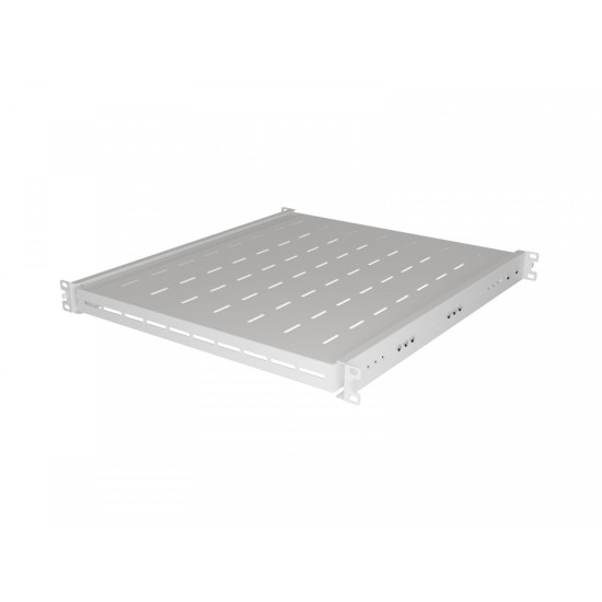 Półka wysuwana do szaf rack 19 cali 500mm szara 