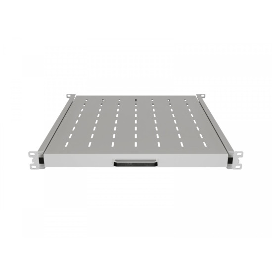 Półka wysuwana do szaf rack 19 cali 500mm szara 