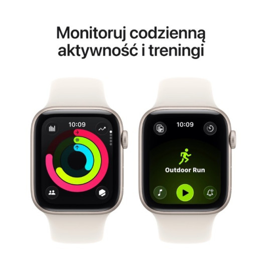 Watch SE 3 GPS+Cellular koperta 44 mm z aluminium w kolorze księżycowej poświaty, pasek sportowy w kolorze księżycowej poświaty - rozmiar S/M