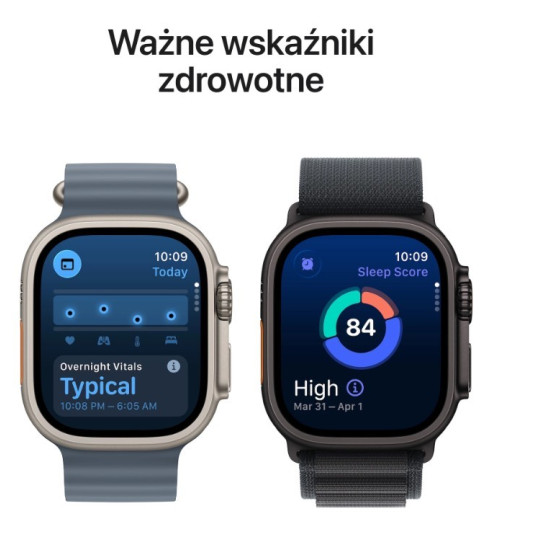 Watch Ultra 3 GPS + Cellular, koperta 49 mm z tytanu w kolorze czarnym, bransoleta mediolańska z tytanu w kolorze czarnym - rozmiar S