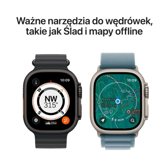Watch Ultra 3 GPS + Cellular, koperta 49 mm z tytanu w kolorze czarnym, bransoleta mediolańska z tytanu w kolorze czarnym - rozmiar M