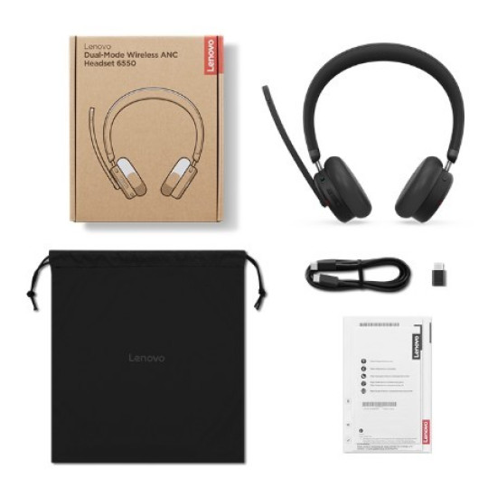 Słuchawki bezprzewodowe Dual-Mode ANC 6550 USB-C 