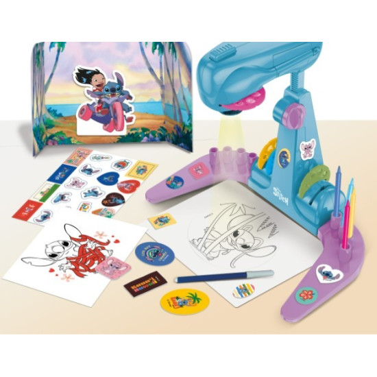 Zestaw Stitch Szkoła rysowania z projektorem 