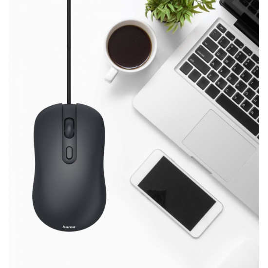 Mysz przewodowa usb-C CM-200 czarna 