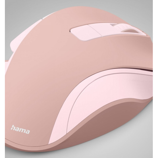 Mysz bezprzewodowa WM-500 różowa 