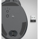 Mysz ergonomiczna EWM-600 czarna dla leworęcznych