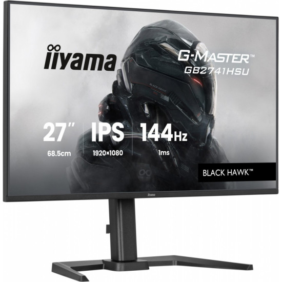 Monitor 27 cali GB2741HSU-B1 IPS,FHD,144Hz,1ms,2xUSB,350cd,HDMI,DP, HAS (150) PIVOT 