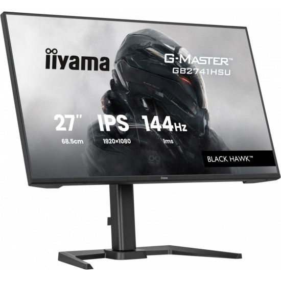 Monitor 27 cali GB2741HSU-B1 IPS,FHD,144Hz,1ms,2xUSB,350cd,HDMI,DP, HAS (150) PIVOT 