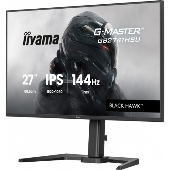 Monitor 27 cali GB2741HSU-B1 IPS,FHD,144Hz,1ms,2xUSB,350cd,HDMI,DP, HAS (150) PIVOT 