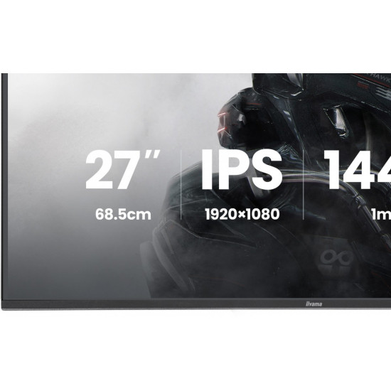 Monitor 27 cali GB2741HSU-B1 IPS,FHD,144Hz,1ms,2xUSB,350cd,HDMI,DP, HAS (150) PIVOT 