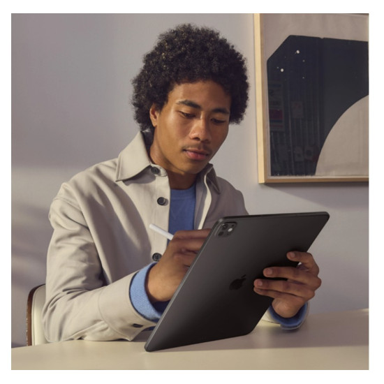 iPad Pro 13-calowy Wi-Fi + Cellular 2 TB ze szkłem o nanoteksturze - Gwiezdna czerń