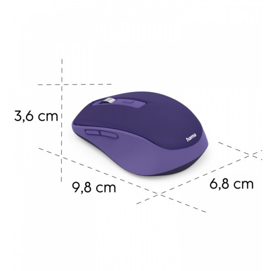 Mysz multi device WM-450 niebieska 