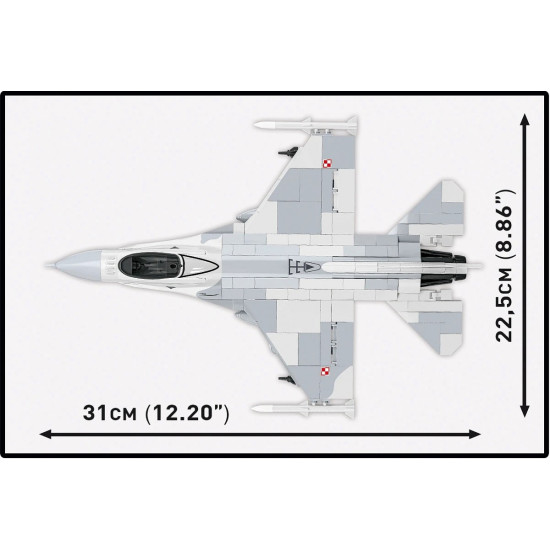 Klocki F-16C Fighting Falcon 463 klocków
