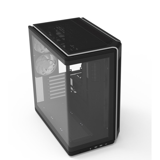 Obudowa P60 Mid-Tower 5x ARGB fans czarna
