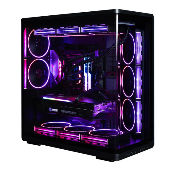 Obudowa P60 Mid-Tower 5x ARGB fans czarna