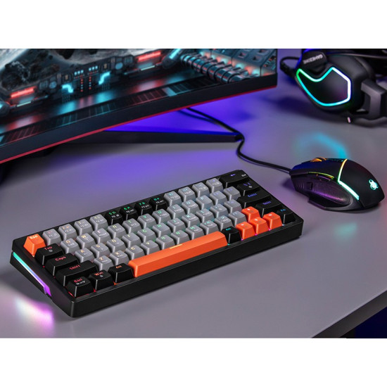 Klawiatura mechaniczna Gamezone EVO1 HOT SWAP 63 Szary 