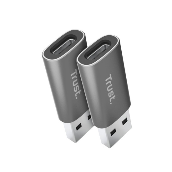 Adapter Calyx USB-C do USB-A dwupak szary