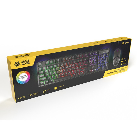 Zestaw mysz i klawiatura Gamezone Boost USB 