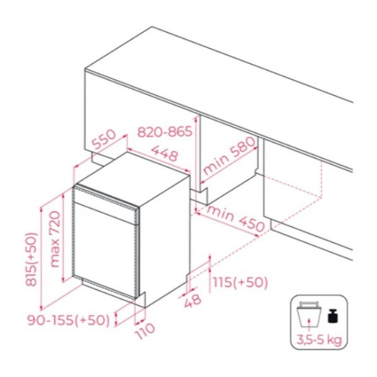 Zmywarka DFI 44800 45 cm 