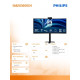 Monitor 34 cale 34B2U3600CH Curved VA HDMIx2 DP HAS USB-C RJ45 KVM