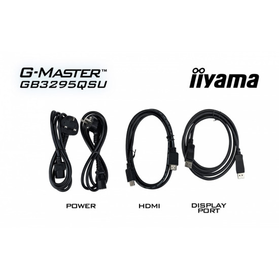 Monitor G-Master 31.5 cala GB3295QSU-B1 QHD,FastVA,240Hz,2xHDMI,DP,400cd,0,4ms, 2xUSB 3.2 , 2xUSB-C, HAS 150, FreeSync Premium - HDMI: 2560 x 1440 @48