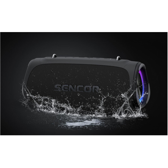 Głośnik bluetooth Resonex Midi Moc 80W, IPX7, TWS(99szt.), LED 