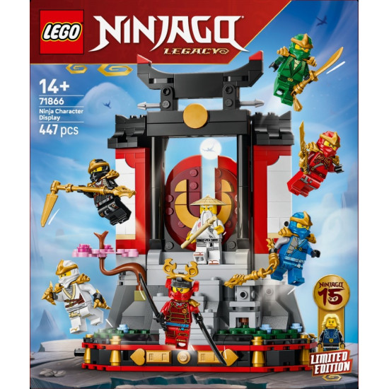 Klocki Ninjago 71866 Ozdoba z postaciami ninja 15-lecie