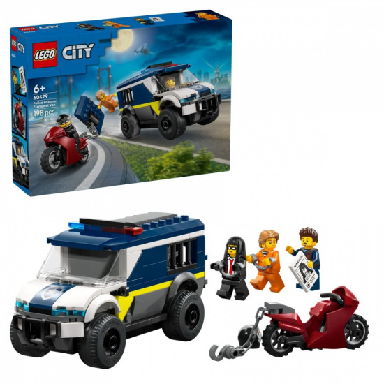 Klocki City 60479 Furgonetka policyjnego konwoju więziennego