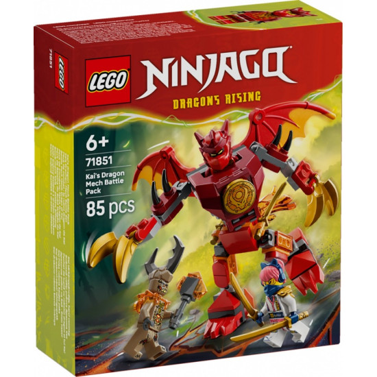 Klocki Ninjago 71851 Smok-mech Kaia - zestaw bitewny