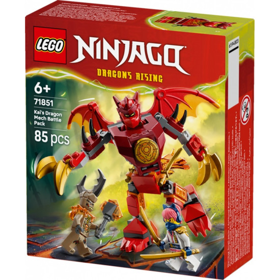 Klocki Ninjago 71851 Smok-mech Kaia - zestaw bitewny