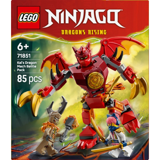 Klocki Ninjago 71851 Smok-mech Kaia - zestaw bitewny