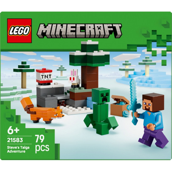 Klocki Minecraft 21583 Przygoda Stevea w tajdze