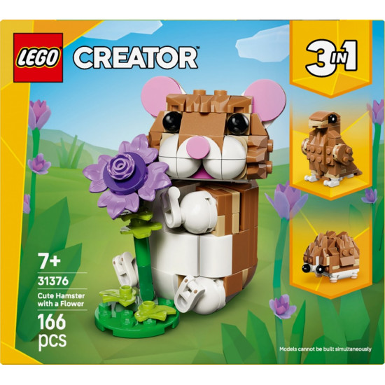 Klocki Creator 31376 Uroczy chomik z kwiatkiem