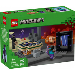 Klocki Minecraft 21584 Podróż przez portal Netheru i Kresu