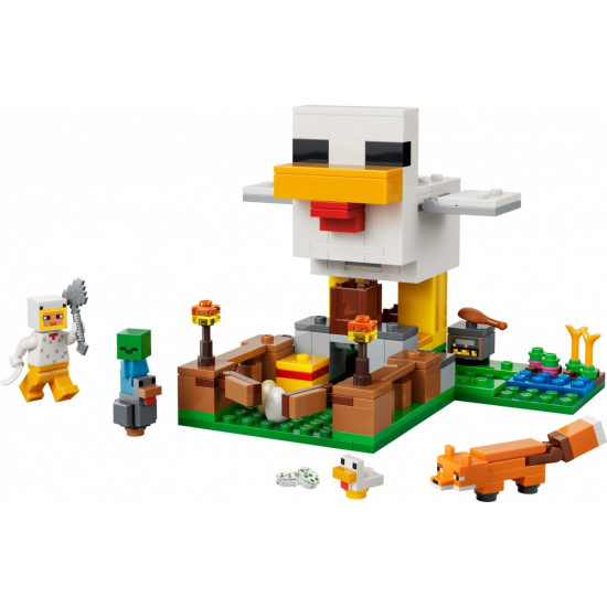 Klocki Minecraft 21585 Farma kurczaków