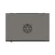 Szafa instalacyjna rack wisząca 19 cali 12U 540x350 czarna drzwi przeszklone (flat pack)
