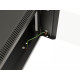 Szafa instalacyjna rack wisząca 19 cali 12U 540x350 czarna drzwi przeszklone (flat pack)
