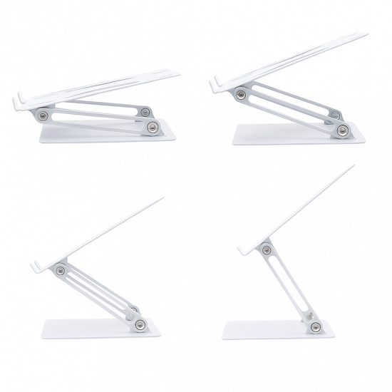 Podstawka pod laptopa, regulowana, ergonomiczna 10-17 cali LAPTOP STAND MT2661W (biała)