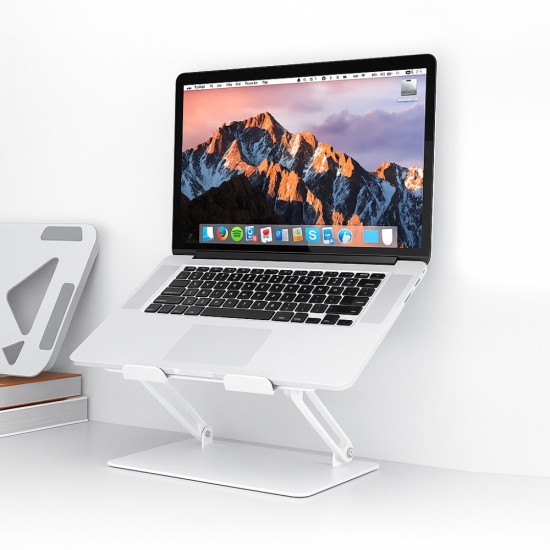 Podstawka pod laptopa, regulowana, ergonomiczna 10-17 cali LAPTOP STAND MT2661W (biała)