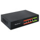 Przełącznik sieciowy SWITCH FAST Ethernet PoE | 4x RJ45 | 2x RJ45 Uplink | 65W | 10/100Mb/s 