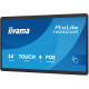 Monitor 23.8 cala ProLite TW2424AS-B3P POJ.10PKT.24/7,ANDROID14, IPS, USB-C, 2x5W, RJ45,dubbele microfoon, antireflectiecoating, PoE, iiSignage