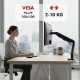 Uchwyt na monitor 2-10 kg, MC-133 