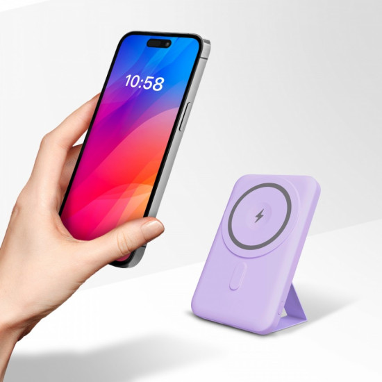 Power Bank kieszonkowy 501 SILIC 5000mAh technologia MagSafe 