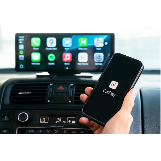 Kamera cofania CarPlay i Android Auto SCT M1060BWT